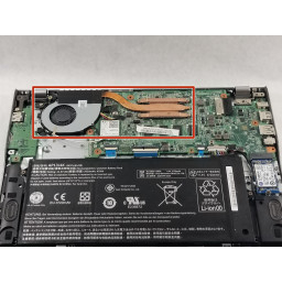 Замена радиатора Acer Chromebook C740-C4PE